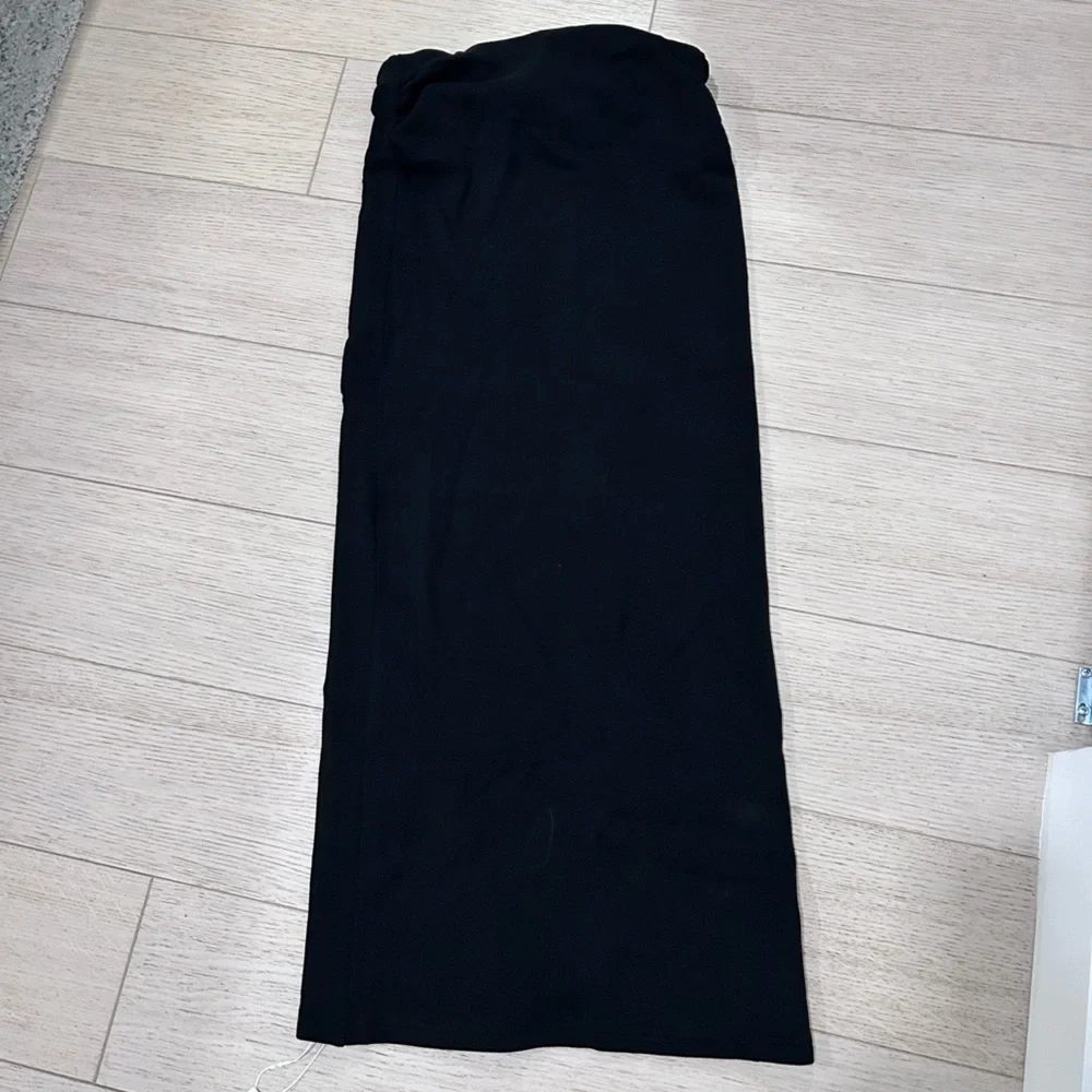 NWT OGL Eco-SkinKiss® Effortless Column Maxi Skirt - Black XS - Picture 5 of 6